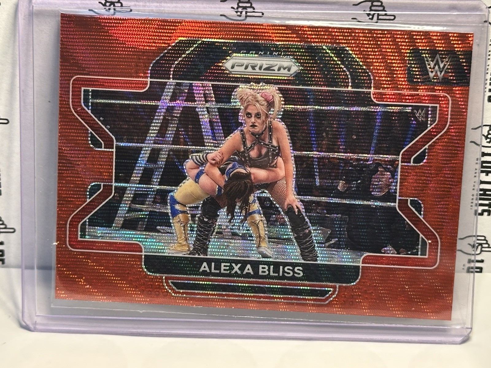 2022 Panini Prizm WWE ALEXA BLISS #37 Ruby Wave Prizm - RAW