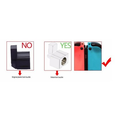 1pairMetal Lock Buckle for Nintend Switch NS NX Joy-Con Replacement Repair  N Hb