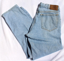VINTAGE Calvin Klein Jeans Mens 38 36x3 Straight Light Wash Cotton Denim USA