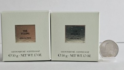Armani Privé THÉ YULONG Scented Luxury Mini Soap - TWO PIECES 1.7Oz/50g/each