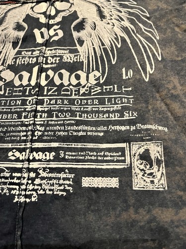 MAKE OFFER!AUTHENTIC VINTAGE SALVAGE CELEBRATION OF DARK OVER LIGHT RARE TSHIRT - Photo 6/19