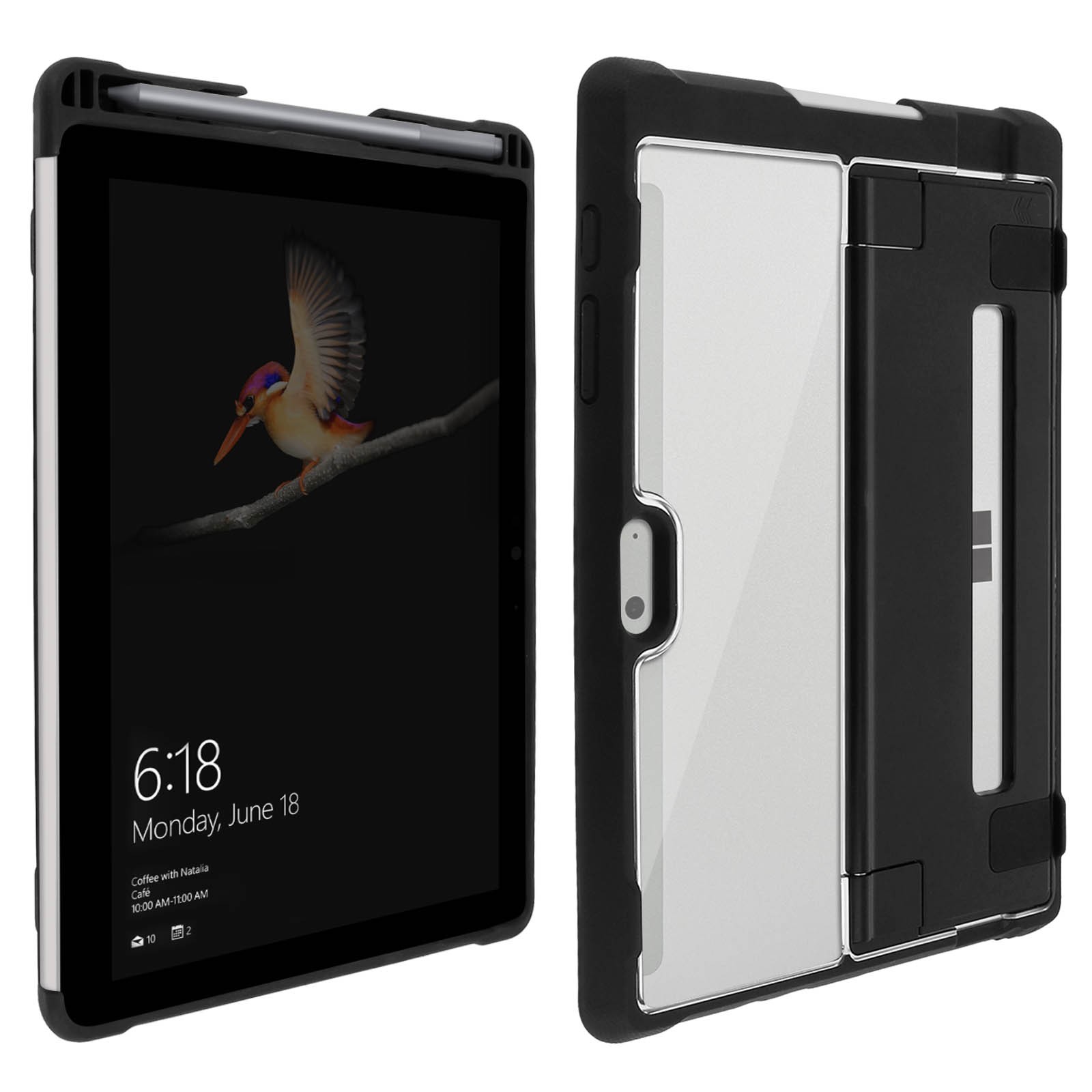 Protection Surface Go rigide et transparente avec support de visionnage STM Goods