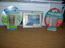 OLD COLUMBIA THERMOMETER WITH TWO DRUGSTORE ITEMS- DIAL HA 3-1146