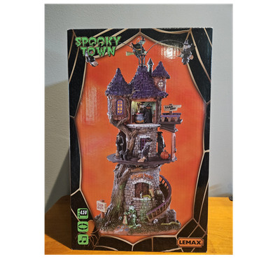Lemax Spooky Town Witches Tower 