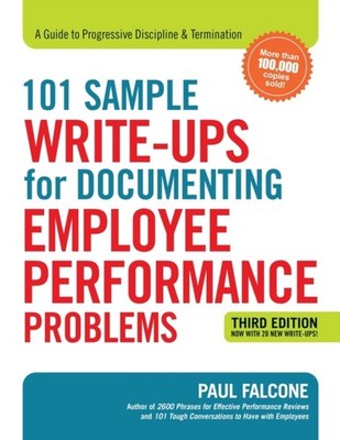 101 SAMPLE WRITE-UPS FOR DOCUMENTING EMP by FALCONE, PAUL Paperback Self Help