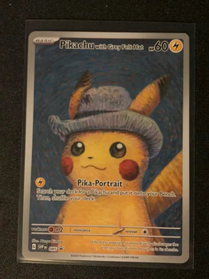 2023 Pokemon SVP EN-SV Black Star Promo #085 Pikachu mit grauem Filzhut