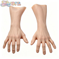 Young Silicone Gloves Silicone Glove Hand Skin Cover Scars Hand Sleeve Cosplay