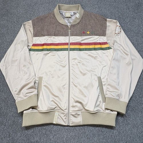 Chaqueta de Pista Lifted Research Group LRG Y2K Para Hombre XL Rasta Bordada Marley