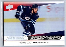 2021-22 Upper Deck Credentials #SG11 Pierre-Luc Dubois Speed of the Game