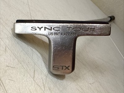 STX Sync Tour Mallet Putter Soft Insert Steel Center Shaft RH Worn Grip