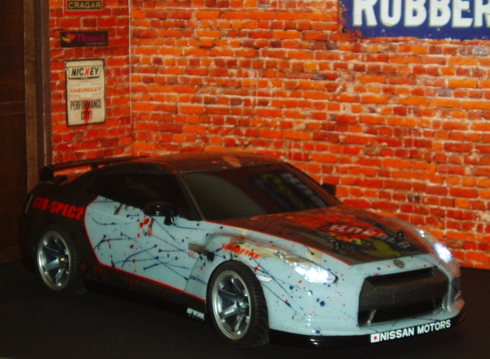 VATERRA/LOSI V100 1/10 RC TOURING CAR BODY/WHEELS/TIRES-LED LIT*HPI/Traxxas 4tec - Image 3 of 4