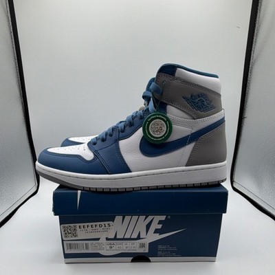 Jordan Air Jordan 1 Retro High OG Obsidian UNC 2019 Blue White Gray Leather