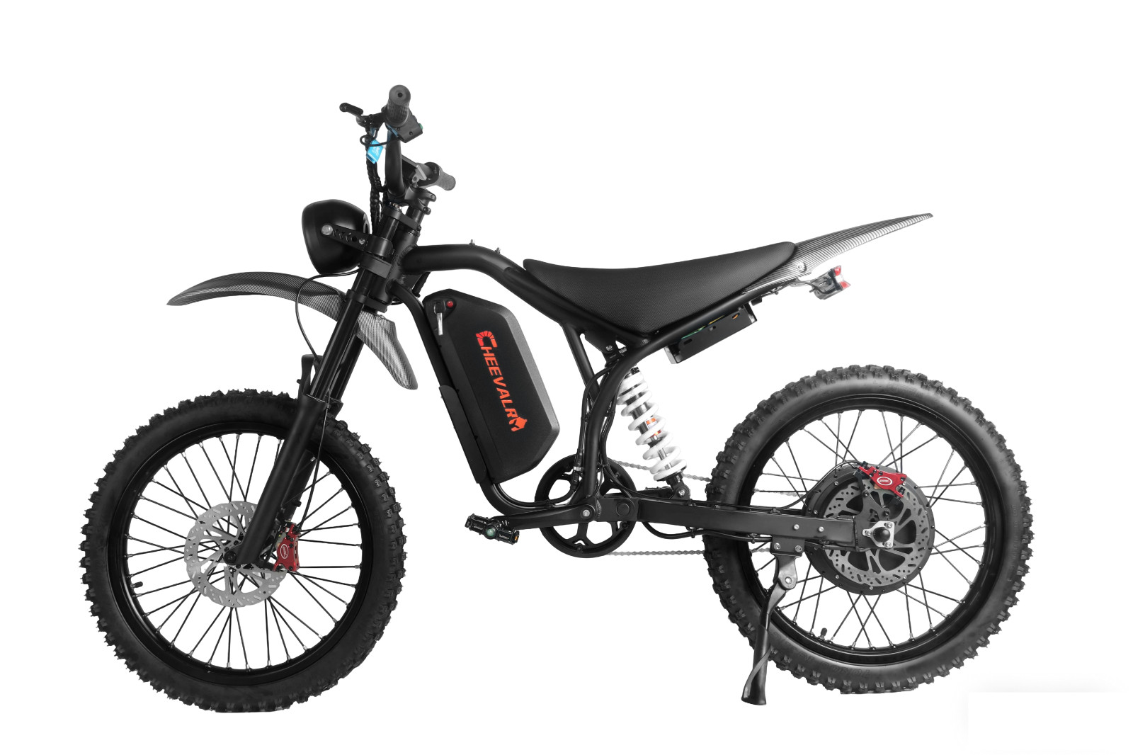 6000W Electric Dirt Bike E-Motorcycles 60V 32Ah 20" E-MoutainBike w/NFC 45MPH US