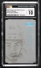 2021 Skybox Metal Universe Platinum Portraits Quinn Hughes CGC 10 Gem Mint 1i4p