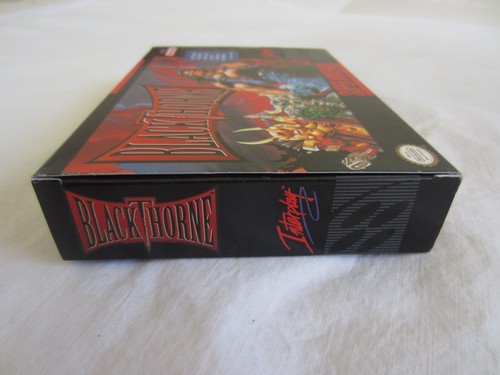 Blackthorne (SNES) Super Nintendo CIB boîte complète Blizzard Interplay 1992 RARE - Photo 8/20