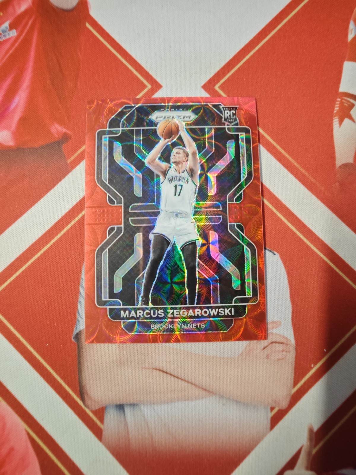 2021-22 Panini Prizm Base Rookie Choice Red Marcus Zegarowski 88/88 Last 1/1