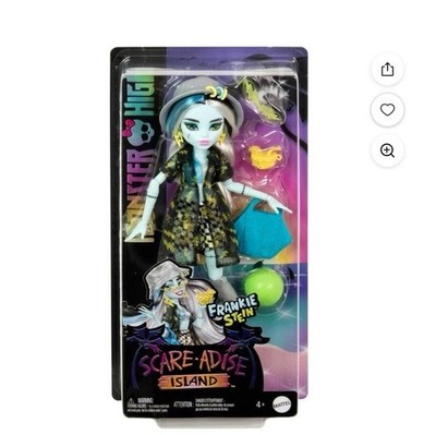 Monster High Scare-adise Island Frankie Stein Doll with Beach Accessories