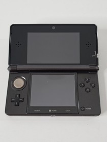 Nintendo 3DS Console - Cosmo Black - Tested - Stylus & Charger - Excellent