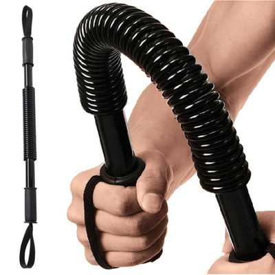Heavy Duty Power Twister Bar for Upper Body Arms Strength Training Spring Chest