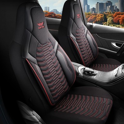 Pilot Sitzbezug passend für Mercedes Benz GL-Klasse in Schwarz Rot 1053P002