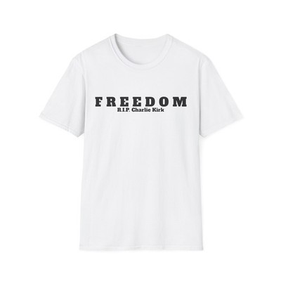 F R E E D O M R.I.P. Charlie Kirk T-Shirt 