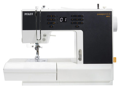 Pfaff Passport 2.0 Portable Sewing Machine 70 Stitches, LCD Screen & Free-Motion