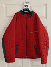 Under Armour Youth Red Black Puffer Coat Jacket 2-Tone EUC