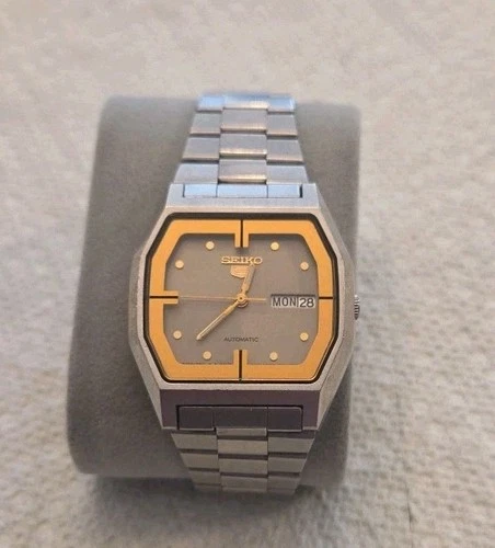 ⌚️Very Rare Seiko 5 TV Watch 6309-563B Vintage Automatic Day/Date USA Seller 👀
