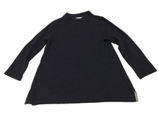 Ann Taylor Loft Women's Size S Sweater Blue Long Sleeve Wool Blend Crew Neck