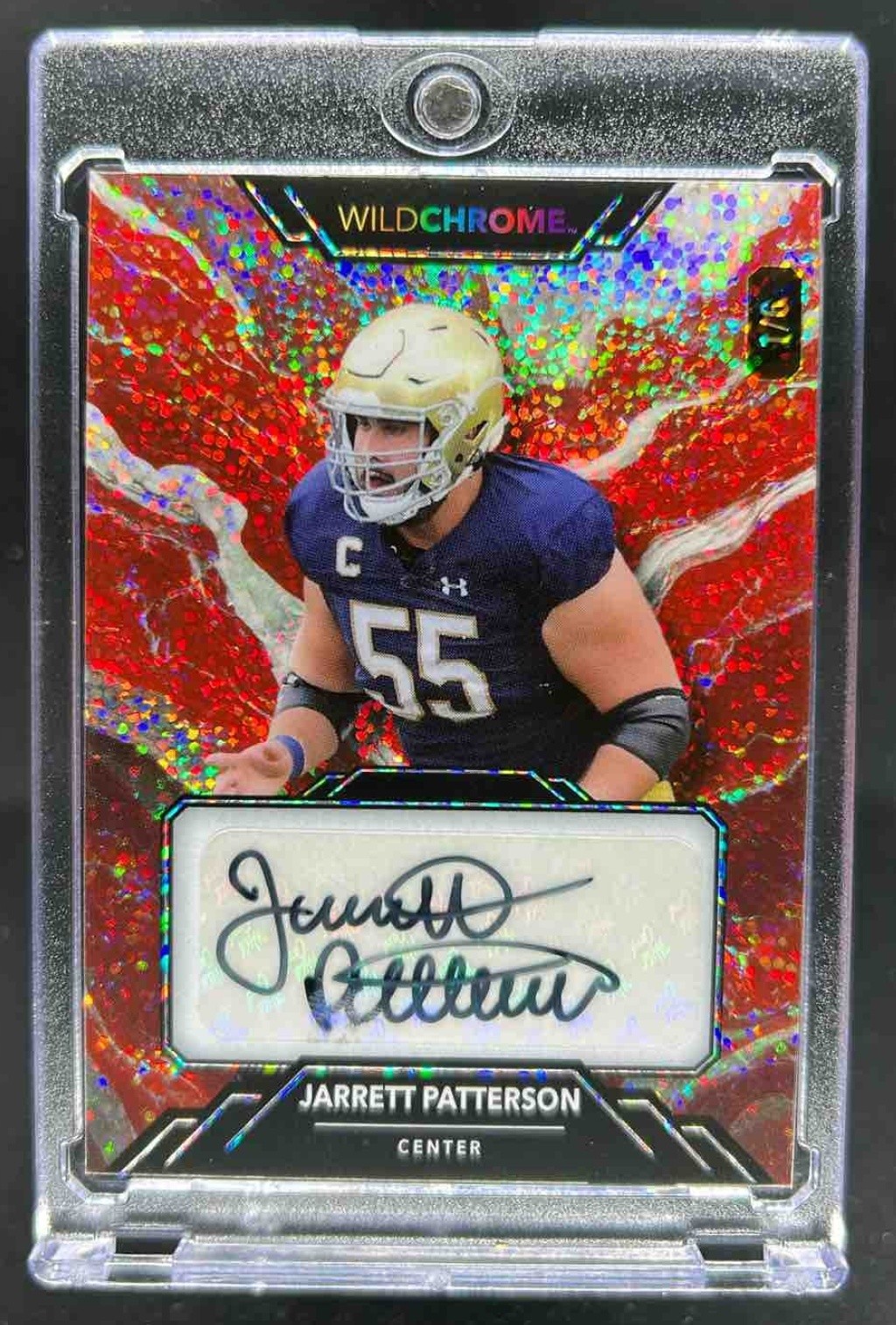 CJ Stroud Wild Card Wildchrome Pro-Look Hobby Wildmarble Autographs #WCMA Sparkles Foil-Red