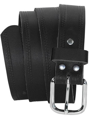 Ledergürtel 3 cm breit schwarz! Überlänge bis 180 cm Herrengürtel Jeansgürtel