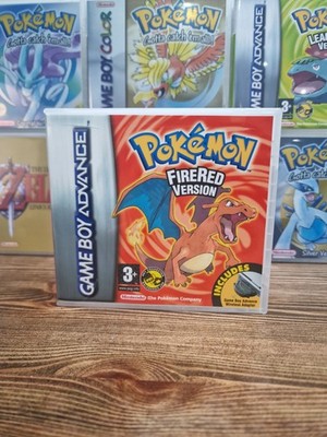 Pokemon Feuerrot - Ersatz Klar Kunststoff Spiel Hülle Box Nintendo Gameboy GBA