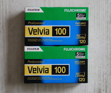 Fujifilm Reversal film Fujichrome Velvia 100 Brownie 120 EP NP12EX5 Set of 2