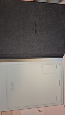 reMarkable 2 RM110 E-ink Paper Writing Tablet W/ Black Leather Folio | No Marker