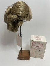 Vintage Quality Bell Doll Wig Renee Size 11-12 Blonde NOS