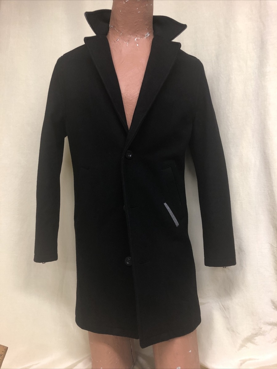 Zanerobe Kaplan Melton Coat XS Black $595 | eBay