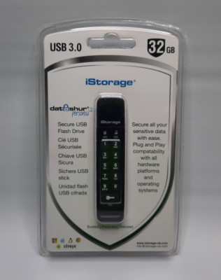 datAshur Pro2 USB 3.0 256-bit 32GB Hardware Encrypted Flash Drive