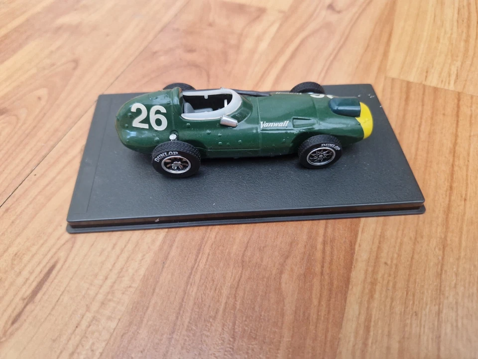 Rba Atlas Edizioni 1/43 Classico 1957 Vanwall VW57 Stirling Moss F1 Auto - Immagine 2 di 3