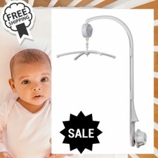 Baby Crib Mobile Bed Bell Wind-up Light Music Box Holder Arm Bracket Nut Screw