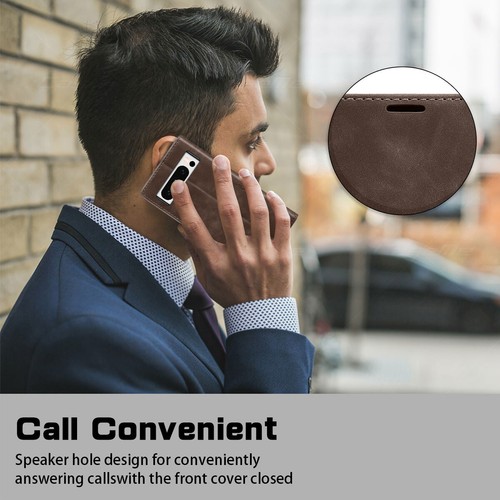 For Google Pixel 8/Pixel 8 Pro Case Magnetic Leather Flip Wallet Kickstand Cover - Picture 7 of 16