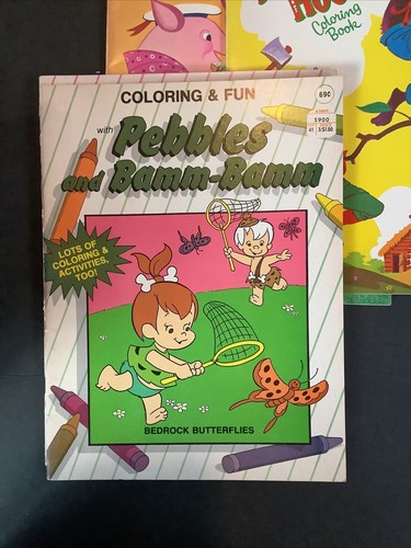 Menge 4 Vintage Kinder Malbücher (2) 1983 & (2) 1984 - Bild 2 von 5