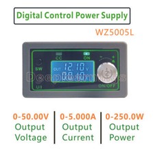DC DC Buck Converter CC CV Power Module 50V 5A 250W Adjustable Power supply NEW