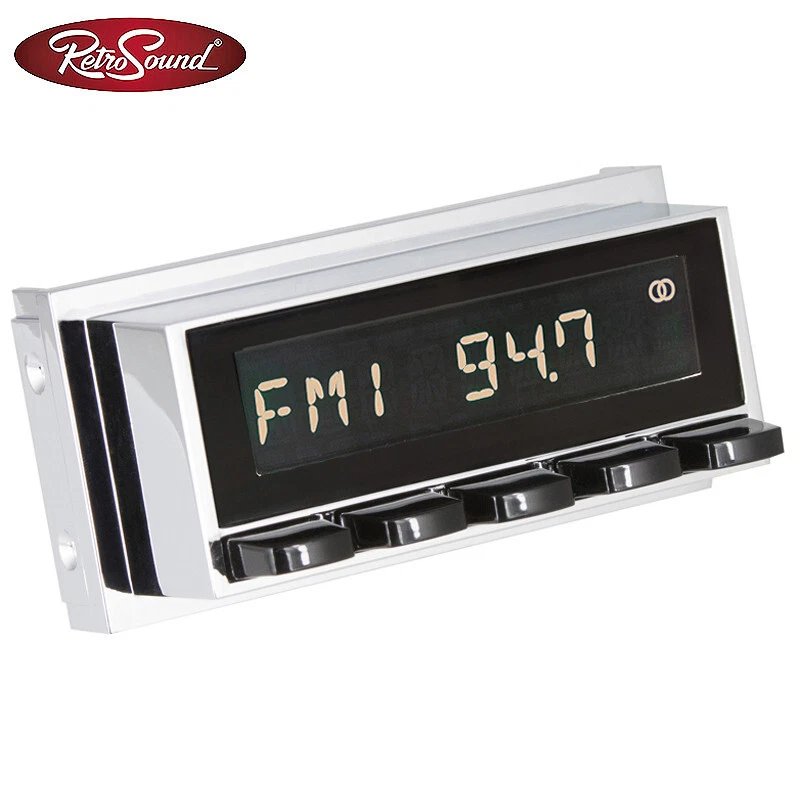 RetroSound Radiomodul Motor-1DAB-1 mit Chrome B Display und DAB Antennensplitter - Bild 4 von 4