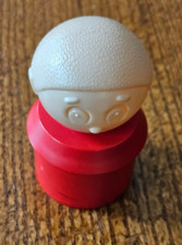 Tuppertoys little plastic people Red Vintage Tupperware