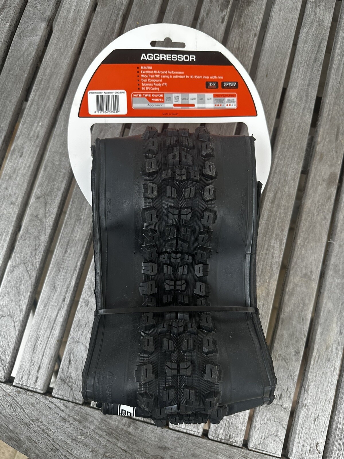 Maxxis Aggressor Folding Dual Compound Exo/tr Tyre 29 x 2.50-inch - Black