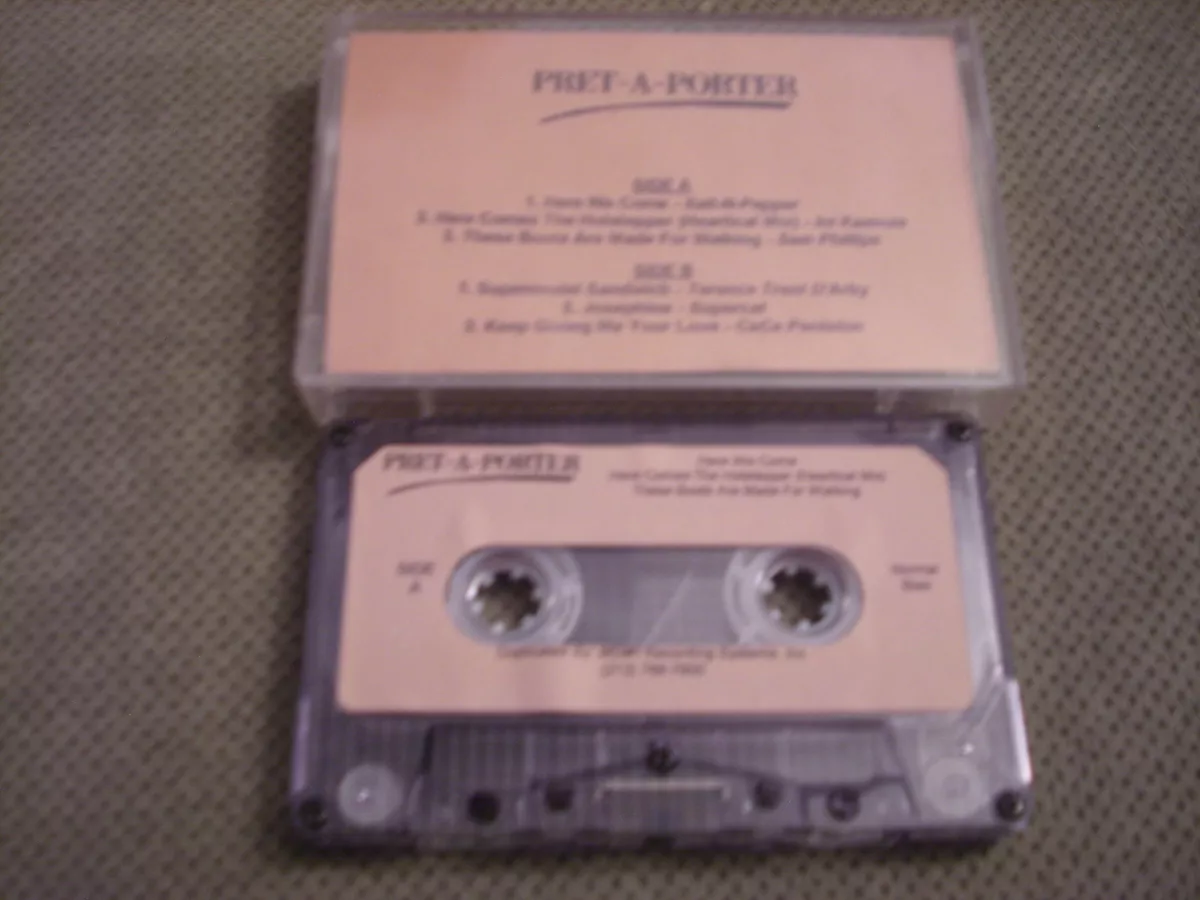 RARE PROMO Pret A Porter CASSETTE TAPE soundtrack sampler SALT N PEPA D Arby