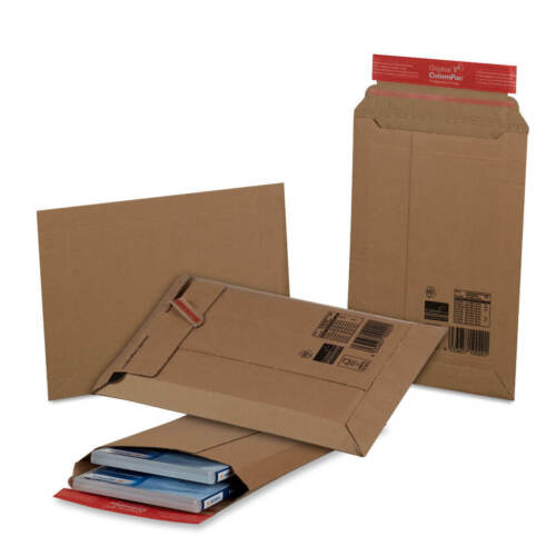 100 ColomPac CP 01002 Karton Versandtaschen braun 185x270mm Pappversandtaschen - Bild 1 von 5