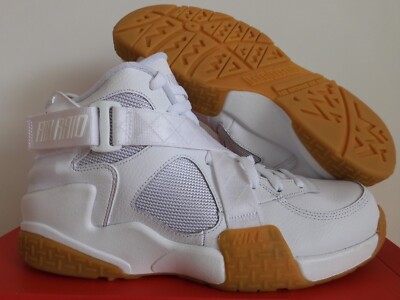NIKE AIR RAID OG WHITE-WHITE-GUM LIGHT BROWN SZ 11