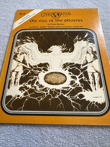 AD&D R3 The Egg Of The Phoenix D&D Module TSR RPGA Frank Mentzer Module VGC - Picture 2 of 22