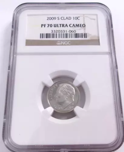2009 S Clad Roosevelt Dime Proof NGC PF70